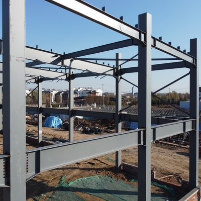 Prefab Steel Workshop Q235B Q355B ASTM A36 con durata di 50 anni