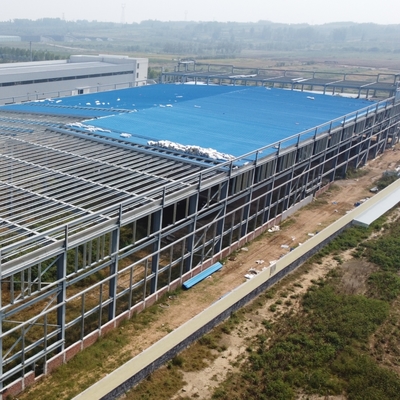 Capannone Prefabbricato in Acciaio con Sezione a H Q355 Personalizzato