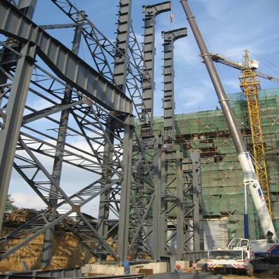 Edifici industriali pesanti in acciaio prefabbricati con colonne a sezione H