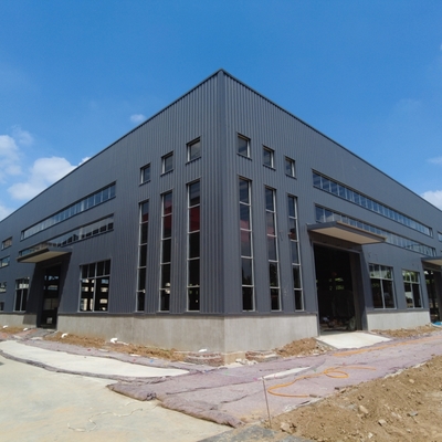 Q235B Edificio di magazzino in acciaio prefabbricato con rivestimento in zinco alluminato