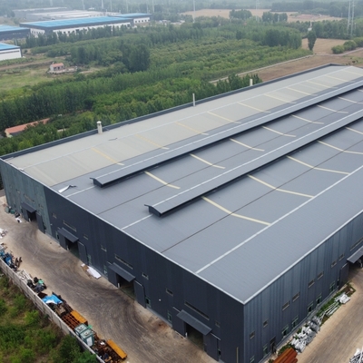 Magazzino prefabbricato con struttura in acciaio, officina multipiano a campata ampia