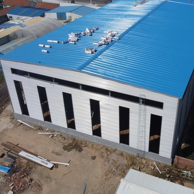 Laboratorio di costruzioni prefabbricate in acciaio per officine di riparazione auto