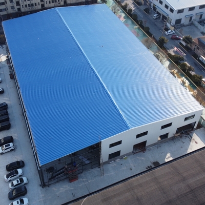 Magazzino Prefabbricato con Struttura in Acciaio Sezione H 4000㎡ Certificato CE