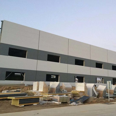 Edificio di struttura in acciaio prefabbricato per magazzini, fabbriche e centri commerciali certificato CE
