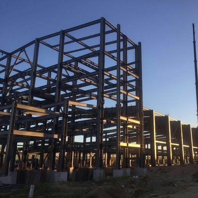 Edificio di struttura in acciaio prefabbricato per magazzini, fabbriche e centri commerciali certificato CE