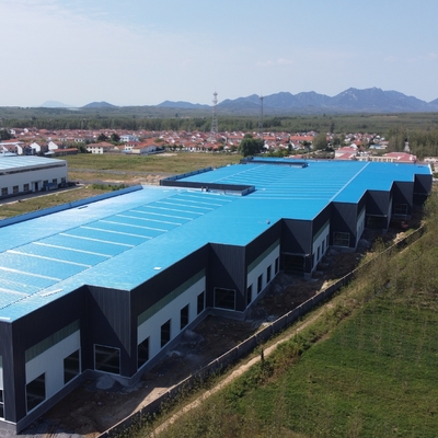 Officina per strutture in acciaio pesante con capacità di gru da 600 tonnellate