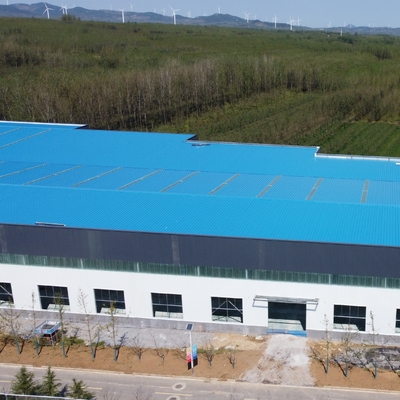 Officina per strutture in acciaio pesante con capacità di gru da 600 tonnellate