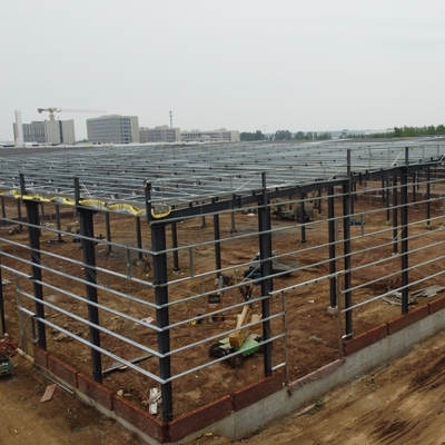 Edificio di strutture in acciaio a sezione H per officine e magazzini industriali