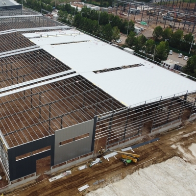 Capannone Prefabbricato in Acciaio con Soppalco Q235B Q355B