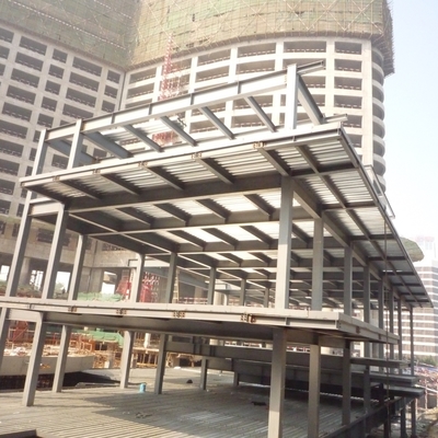 Edificio con struttura in acciaio prefabbricato con connessione bullonata Q235B Q355B