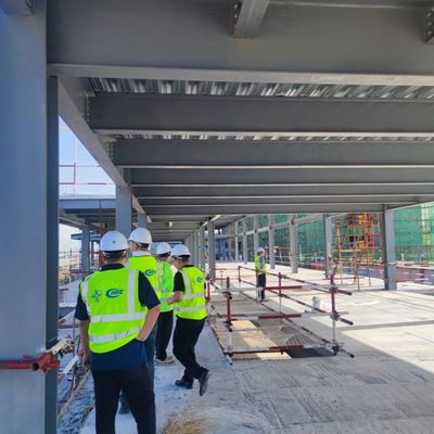Edificio alberghiero in acciaio prefabbricato verniciato per progetti di resort