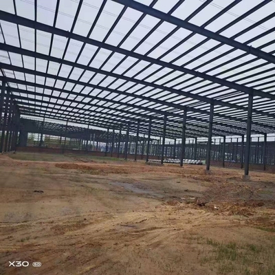 Edifici in acciaio prefabbricati a grande luce con supporto per gru