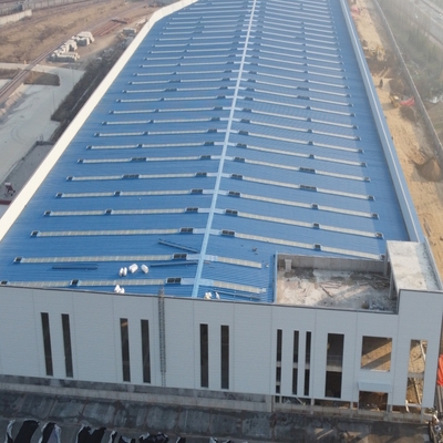 Immagazzino di struttura in acciaio prefabbricata Q235B Q355B 50 anni di vita