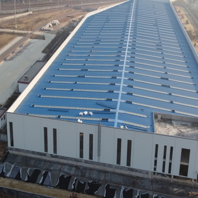 Q235 Q355 magazzino di struttura in acciaio prefabbricato con travi a sezione H