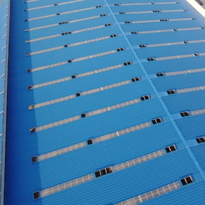 Immagazzino di struttura in acciaio prefabbricato Q235B Q355B ASTM A36