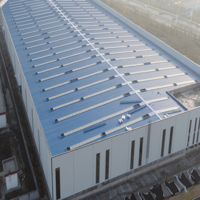 Immagazzino di struttura in acciaio prefabbricato Q235B Q355B ASTM A36