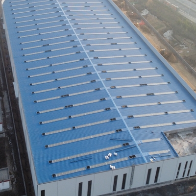 Immagazzino di struttura in acciaio prefabbricato Q235B Q355B ASTM A36
