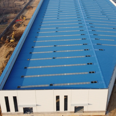 Officina per strutture in acciaio pesante con capacità di gru da 600 tonnellate