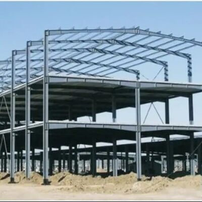 Q355B magazzino in acciaio prefabbricato con pannello sandwich