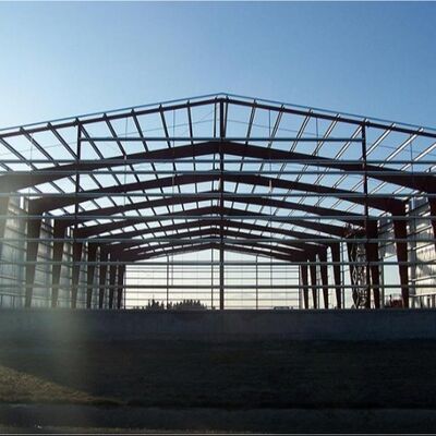 Q355B magazzino in acciaio prefabbricato con pannello sandwich