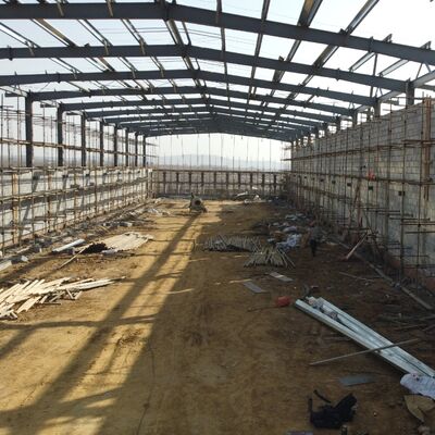 Capanni per pollame prefabbricati in acciaio Montaggio a bullone rapido Non sono necessari strumenti speciali