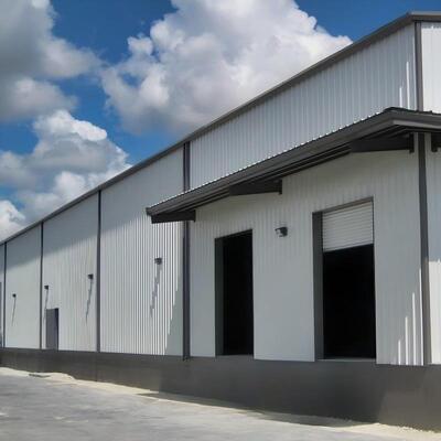 Disegno libero struttura in acciaio prefabbricata magazzino per fabbrica di produzione alimentare