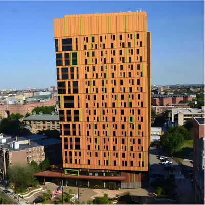 Edificio per uffici prefabbricato con struttura in acciaio a più piani di design alla moda