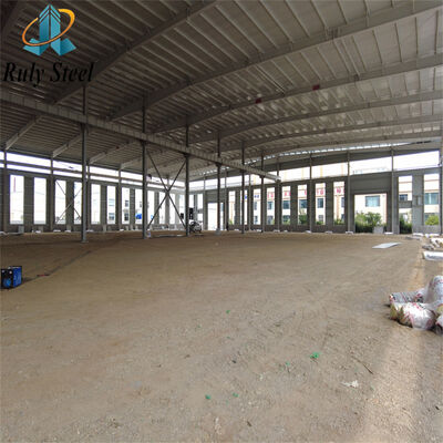 Customizable Large-Span Prefabricated Steel Warehouse With Integrated Office And Workshop Area