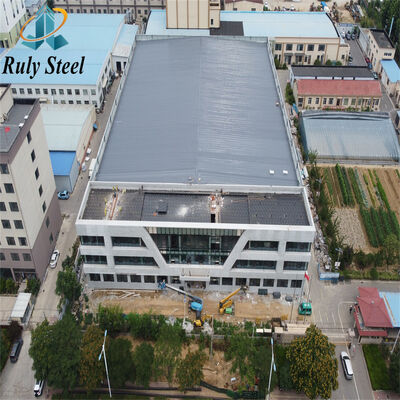 Customizable Large-Span Prefabricated Steel Warehouse With Integrated Office And Workshop Area