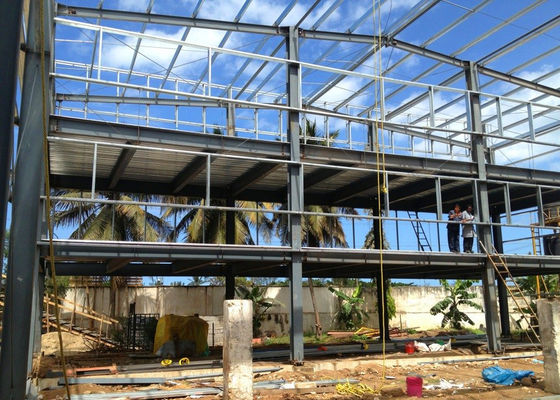 Edificio per uffici multipiano prefabbricato in acciaio con facciata continua in vetro