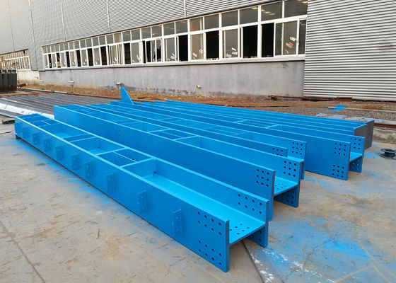 Fabbricazione prefabbricata di travi in acciaio Q235B Q355B ASTM A36 H