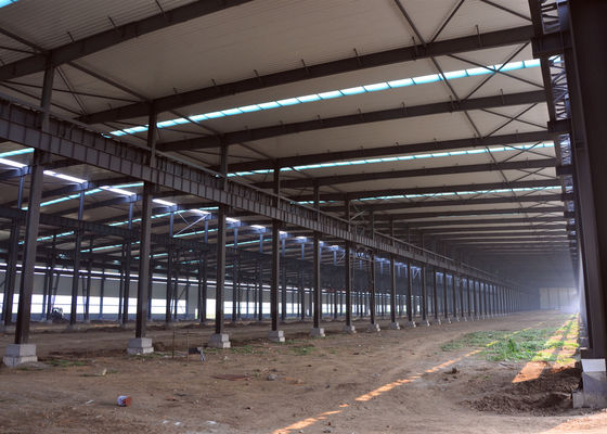 Struttura di magazzino prefabbricata in acciaio H-Beam per sistemi di scaffalature
