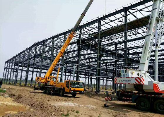 Struttura di magazzino prefabbricata in acciaio H-Beam per sistemi di scaffalature
