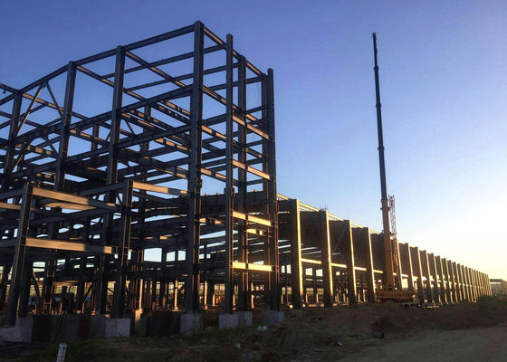 Struttura di magazzino prefabbricata in acciaio H-Beam per sistemi di scaffalature