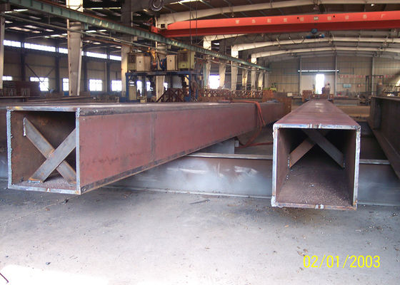 Fabbricanti di colonne in acciaio Q235B Q355B ASTM A36 Traverse strutturali