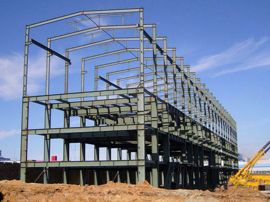 Cornice del portale Prefabbricato Preassemblato Ateliere di acciaio Edificio magazzino Garage Sezione laminata a caldo Costruzione