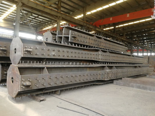 Struttura in acciaio prefabbricata galvanizzata a caldo colonna trasversale