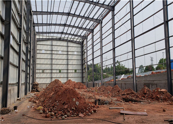 Edifici prefabbricati industriali in acciaio con telaio Q235B/Q355B