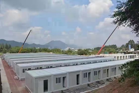 Casa container prefabbricata in acciaio zincato con pannelli in lana di vetro