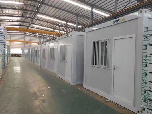 Casa container prefabbricata zincata con pannelli in lana di vetro