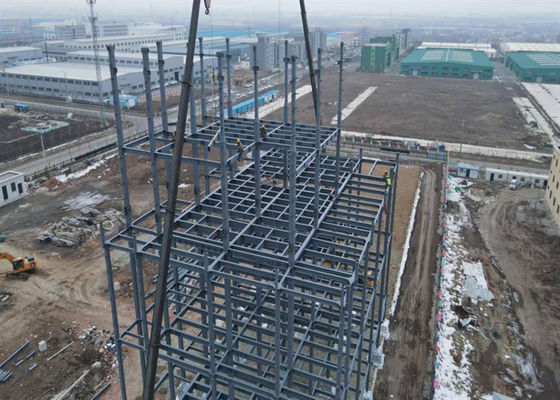 Edifici in acciaio a più piani Fabbricazione di strutture in acciaio pre-progettate